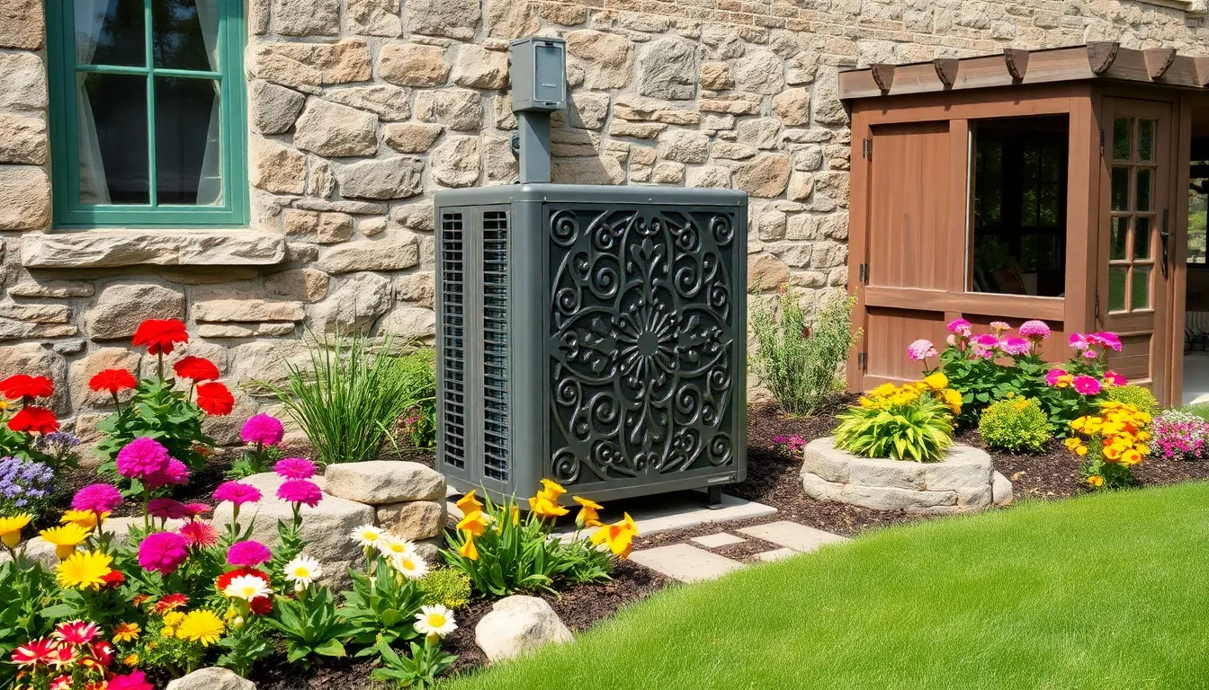 25 Creative Heat Pump Cover Ideas for Your Outdoor Space (2025 Guide) 14 25 Creative Heat Pump Cover Ideas for Your Outdoor Space (2025 Guide) 13