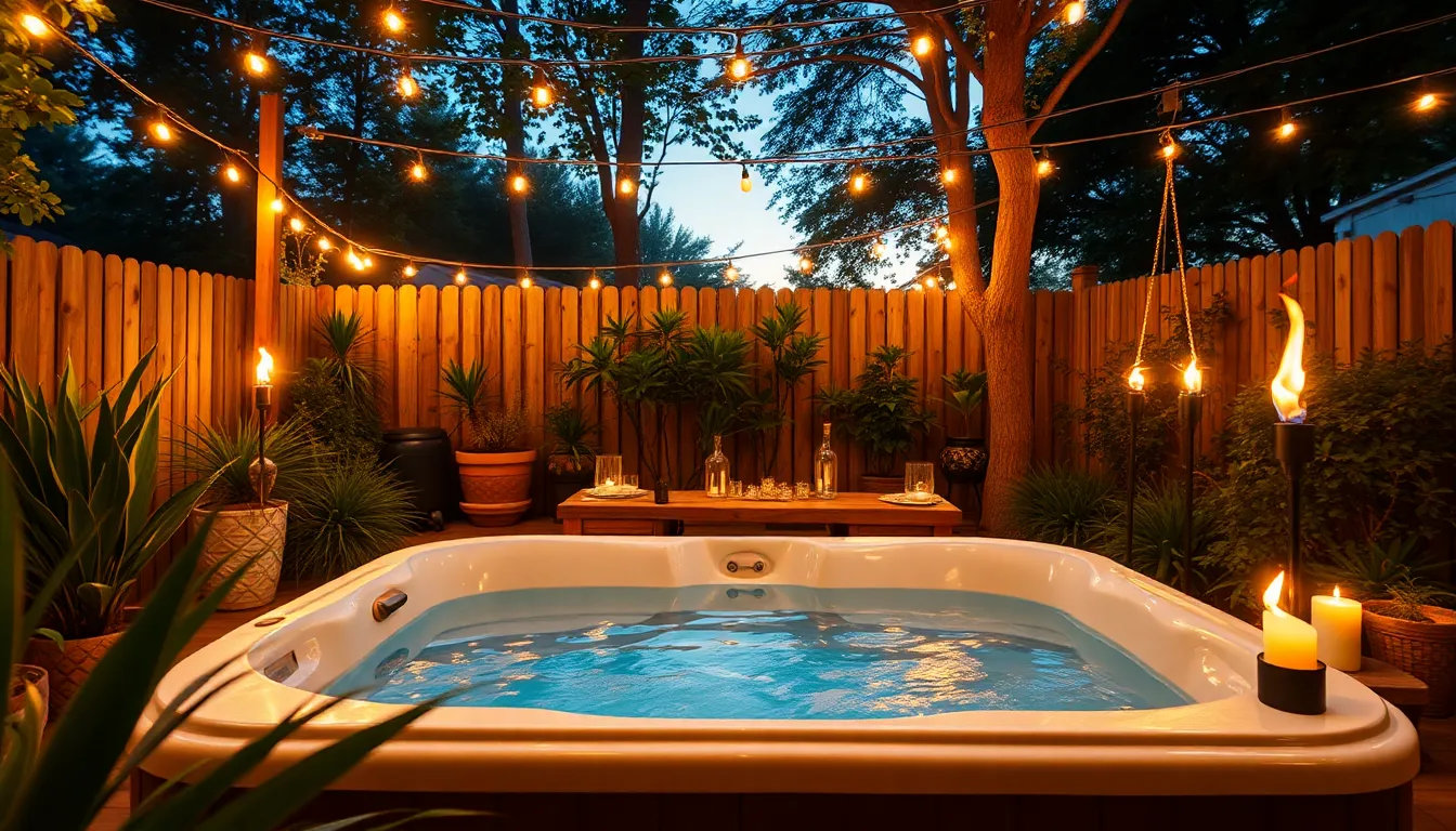 25 Backyard Hot Tub Ideas on a Budget That Look Expensive (Under $500!) 14 25 Backyard Hot Tub Ideas on a Budget That Look Expensive (Under $500!) 13