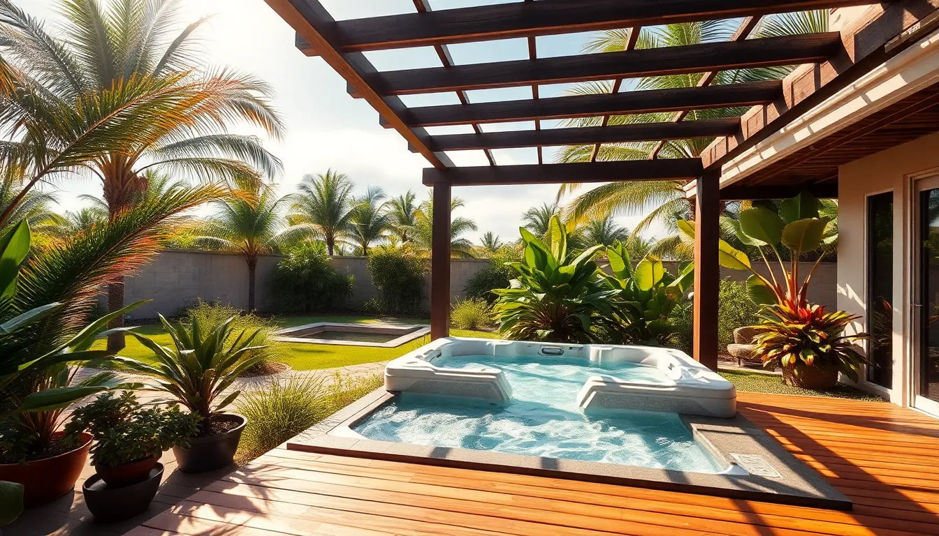 27 Hot Tub Ideas for Your Backyard That'll Transform Your Outdoor Space 14 27 Hot Tub Ideas for Your Backyard That'll Transform Your Outdoor Space 13