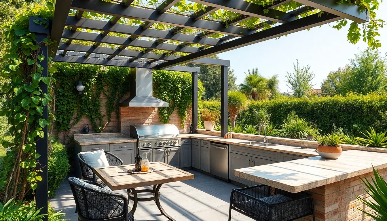 25 Stunning L Shape Outdoor Kitchen Ideas That Transform Your Backyard (2025) 14 25 Stunning L Shape Outdoor Kitchen Ideas That Transform Your Backyard (2025) 13