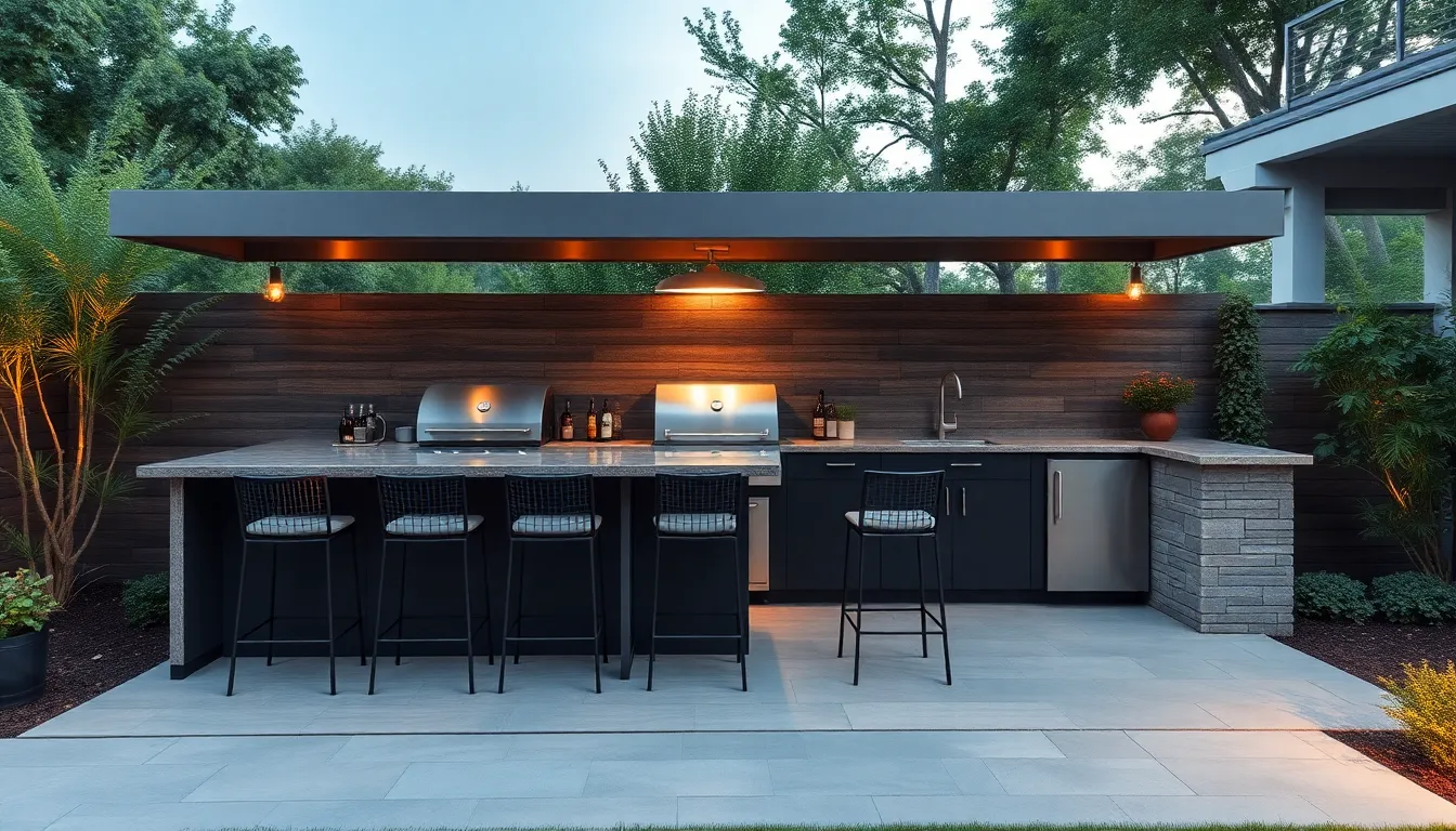 25 Outdoor Bar and Grill Ideas to Transform Your Backyard Into an Entertainment Hub 36 25 Outdoor Bar and Grill Ideas to Transform Your Backyard Into an Entertainment Hub 35