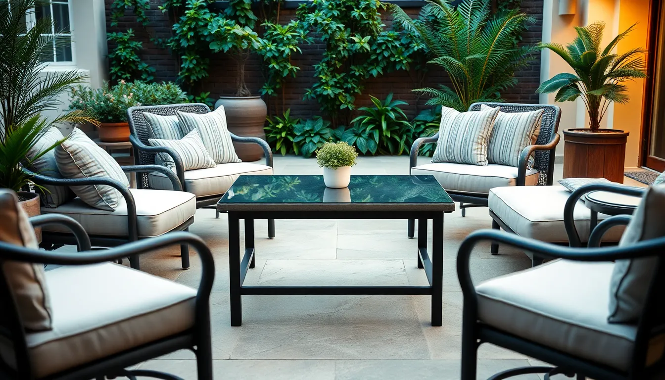 outdoor coffee table ideas