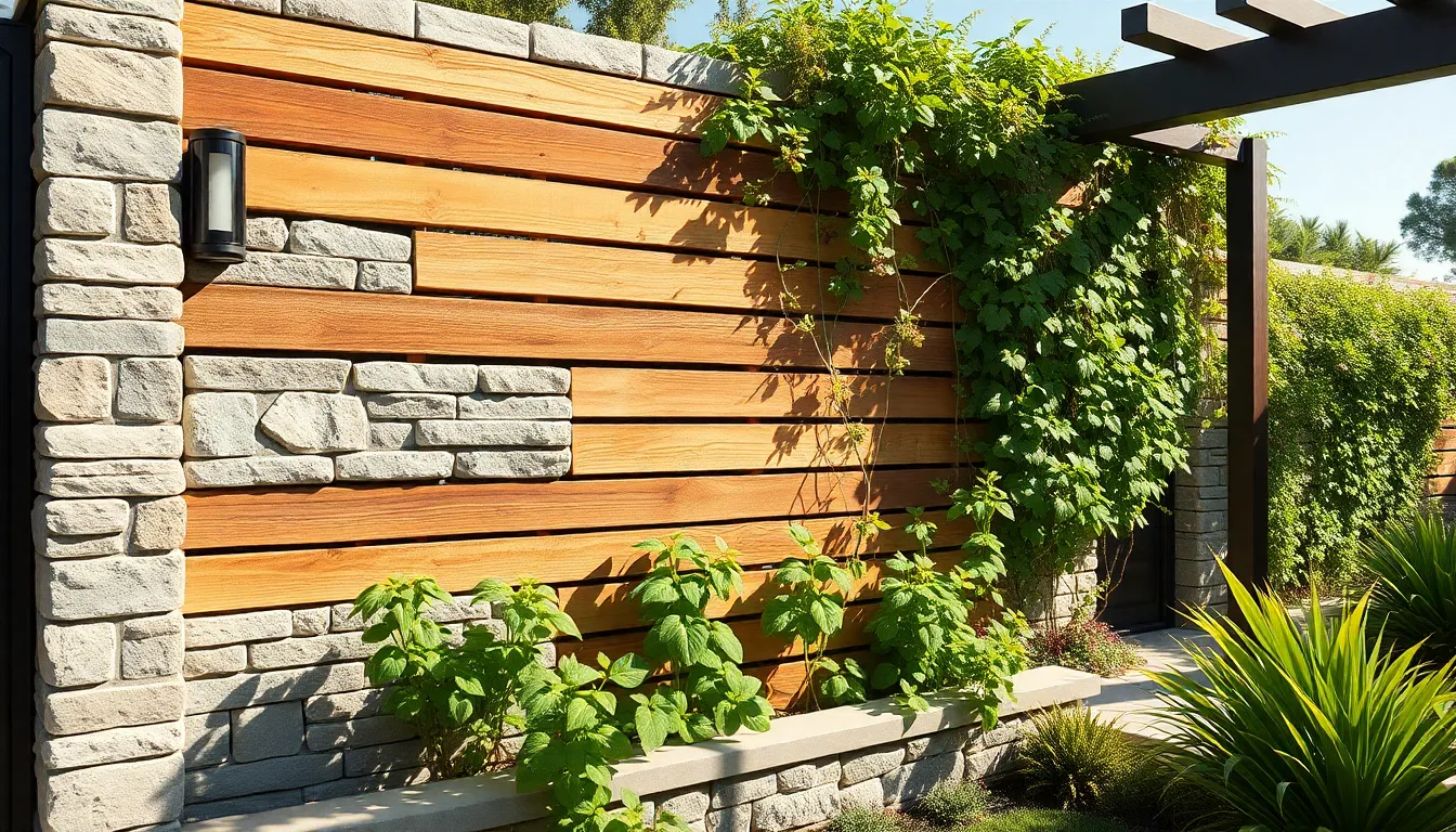 25 Stunning Outdoor Feature Wall Ideas to Transform Your Backyard on Any Budget 14 25 Stunning Outdoor Feature Wall Ideas to Transform Your Backyard on Any Budget 13