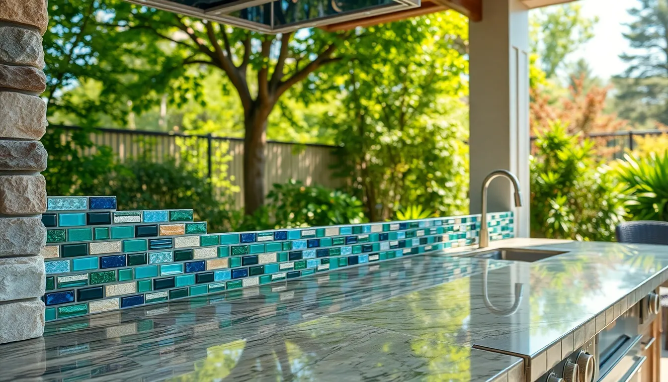 25 Stunning Outdoor Kitchen Backsplash Ideas That Transform Your Backyard Space 14 25 Stunning Outdoor Kitchen Backsplash Ideas That Transform Your Backyard Space 13