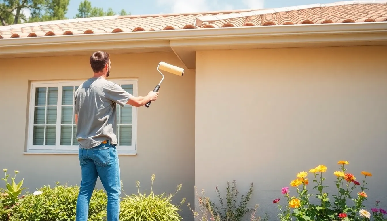 50 Stunning Outdoor Wall Painting Ideas: Best Exterior Colors for 2025 14 50 Stunning Outdoor Wall Painting Ideas: Best Exterior Colors for 2025 13