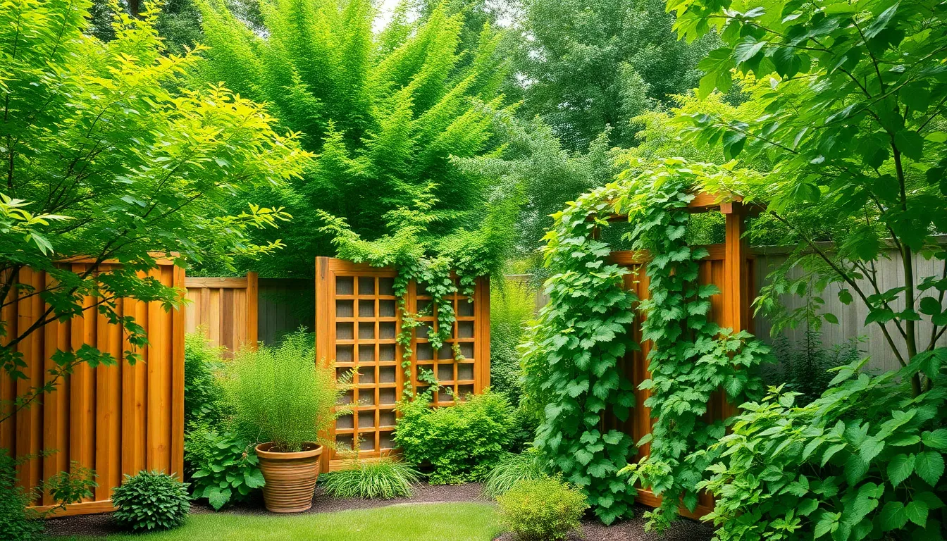 privacy ideas for backyard