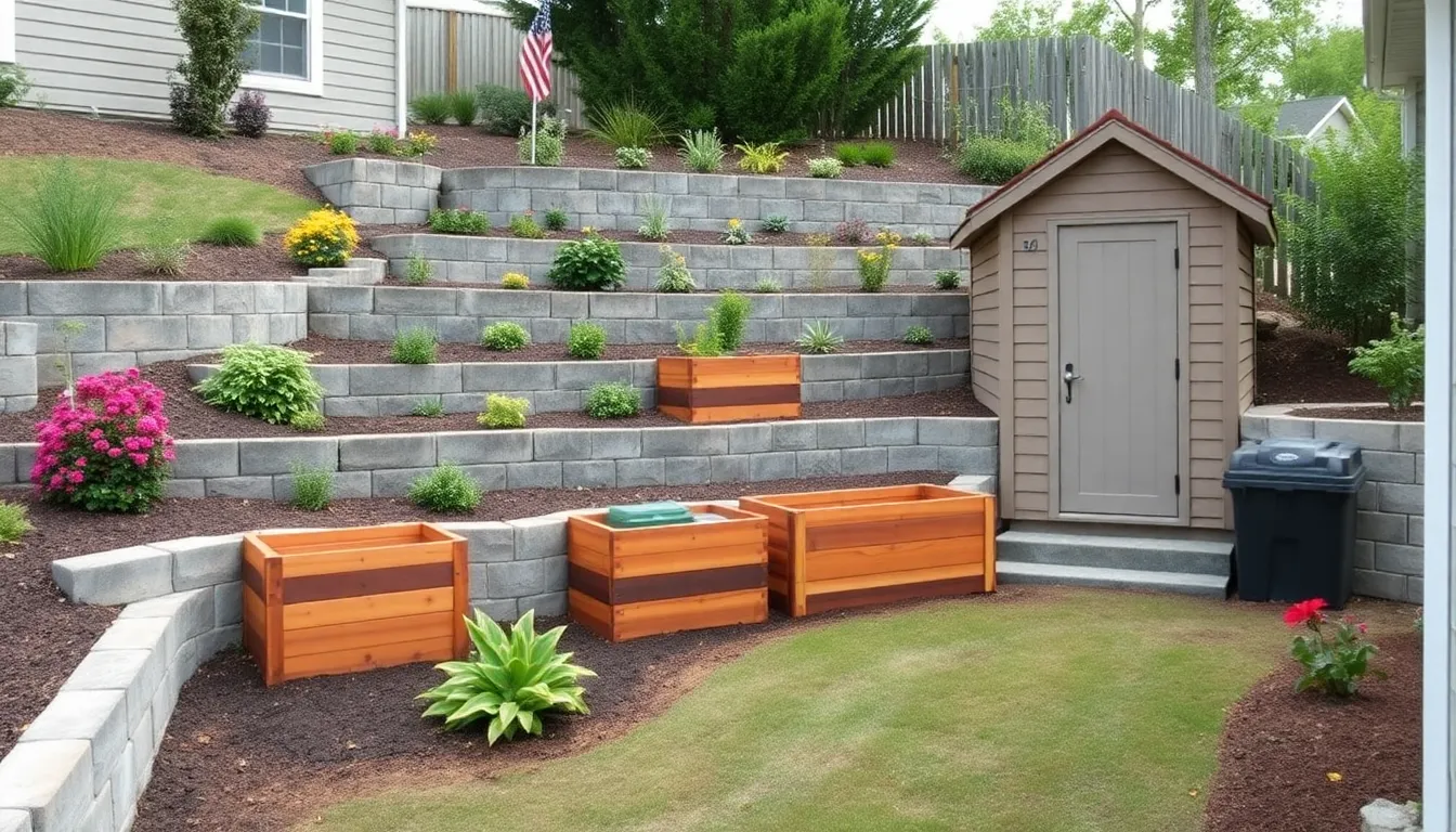 25 Sloped Backyard Ideas on a Budget That Transform Your Hillside Into Paradise 14 25 Sloped Backyard Ideas on a Budget That Transform Your Hillside Into Paradise 13