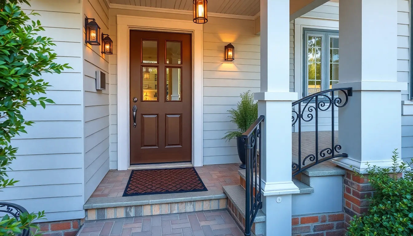 25 Small Outdoor Entryway Ideas That Make a Big First Impression 14 25 Small Outdoor Entryway Ideas That Make a Big First Impression 13