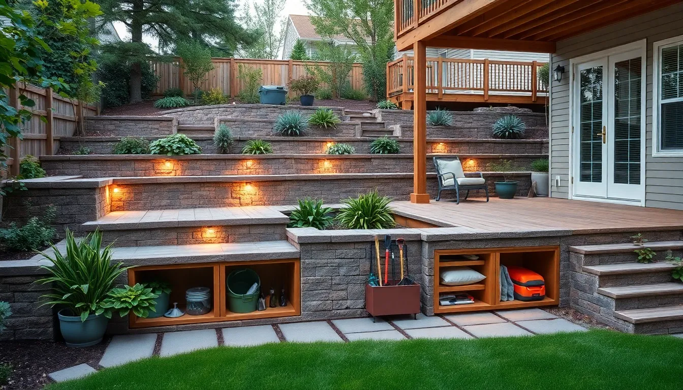 25 Stunning Tiered Backyard Ideas for Your Sloped Yard (2025 Guide) 14 25 Stunning Tiered Backyard Ideas for Your Sloped Yard (2025 Guide) 13