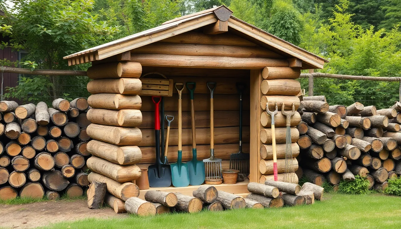 tree log ideas outdoor