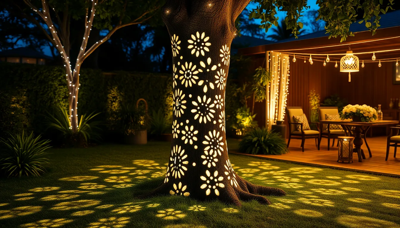 15 Creative Tree Trunk Ideas for Stunning Outdoor Spaces (DIY Guide) 14 15 Creative Tree Trunk Ideas for Stunning Outdoor Spaces (DIY Guide) 13