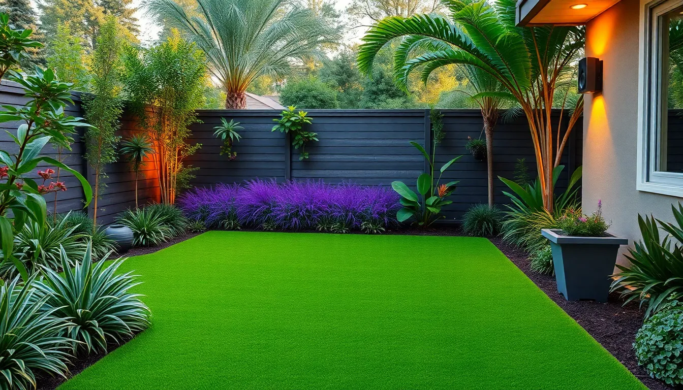 25 Creative Artificial Turf Backyard Ideas to Transform Your Outdoor Space 16 25 Creative Artificial Turf Backyard Ideas to Transform Your Outdoor Space 15