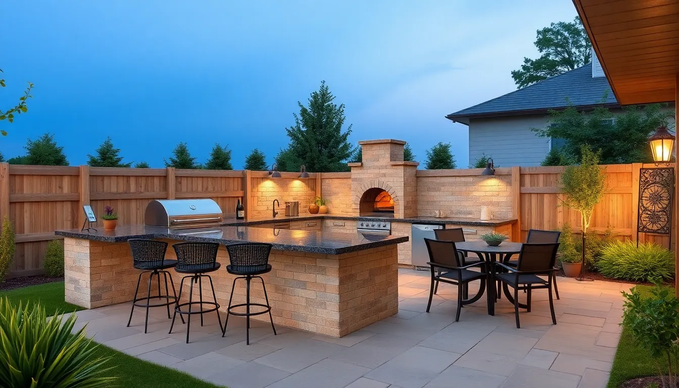 25 Stunning L Shape Outdoor Kitchen Ideas That Transform Your Backyard (2025) 16 25 Stunning L Shape Outdoor Kitchen Ideas That Transform Your Backyard (2025) 15