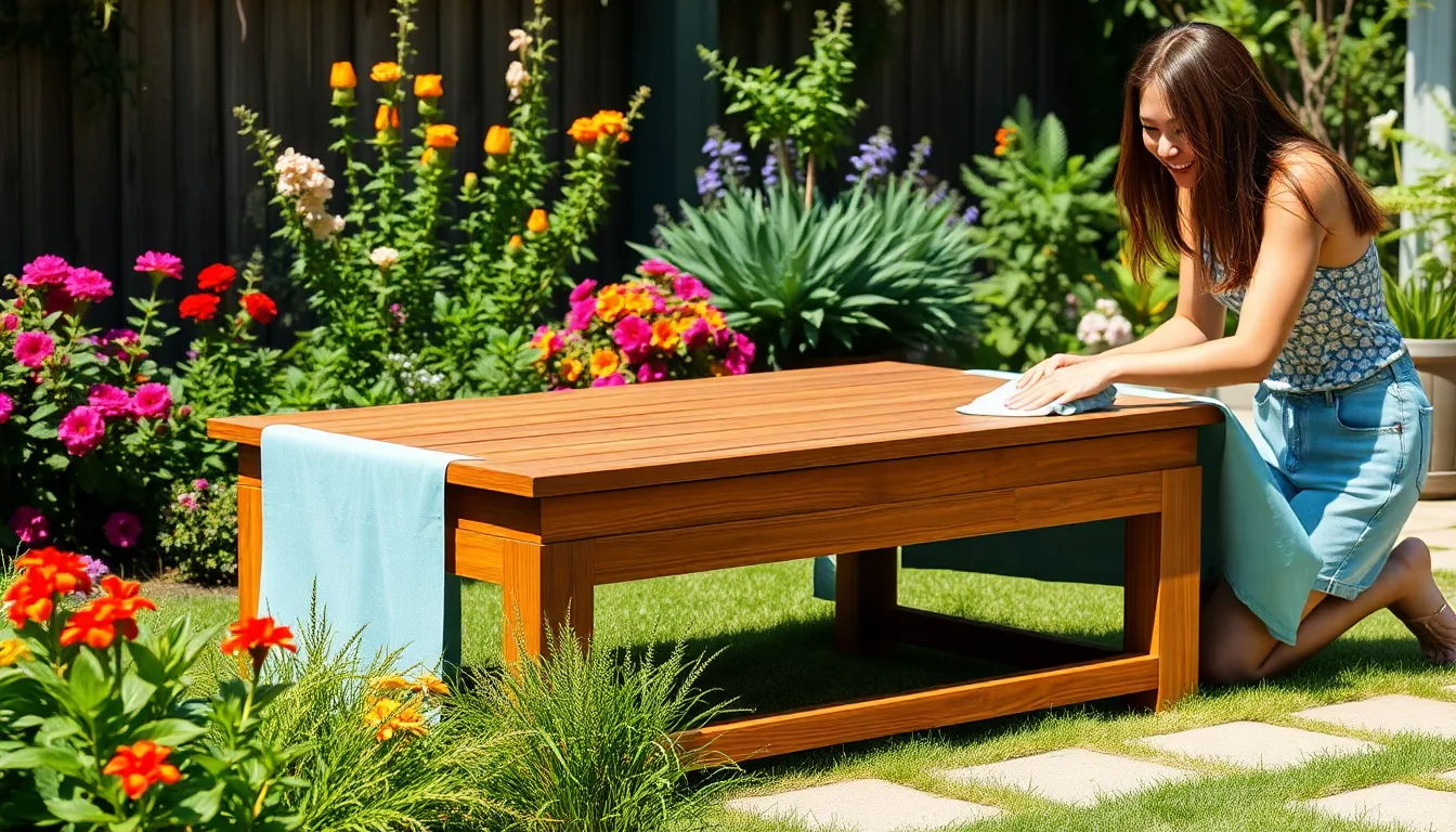 outdoor coffee table ideas