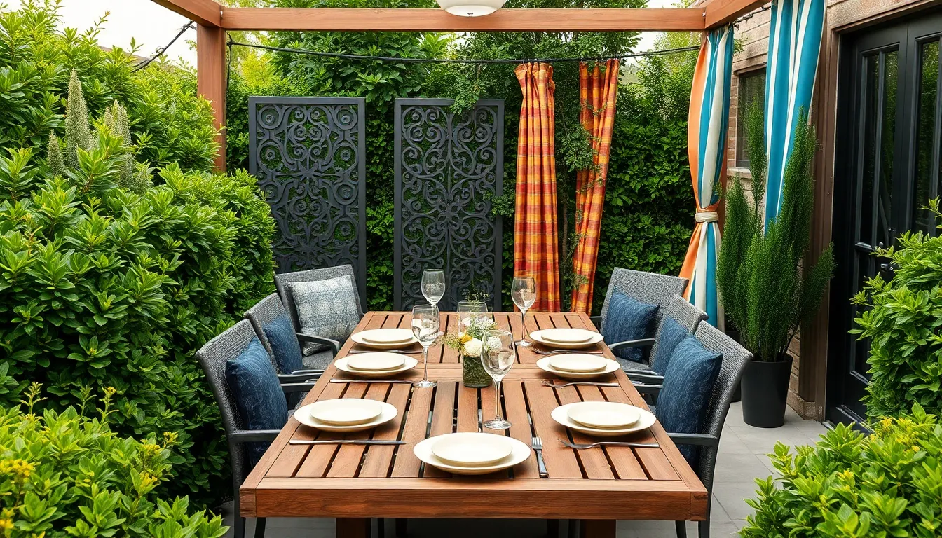 25 Stunning Outdoor Dining Area Ideas to Transform Your Backyard Into Paradise 16 25 Stunning Outdoor Dining Area Ideas to Transform Your Backyard Into Paradise 15