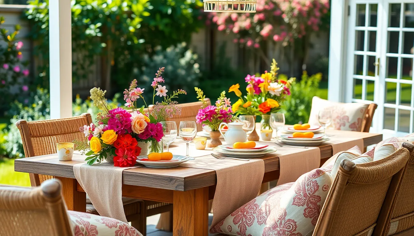 outdoor dining table ideas
