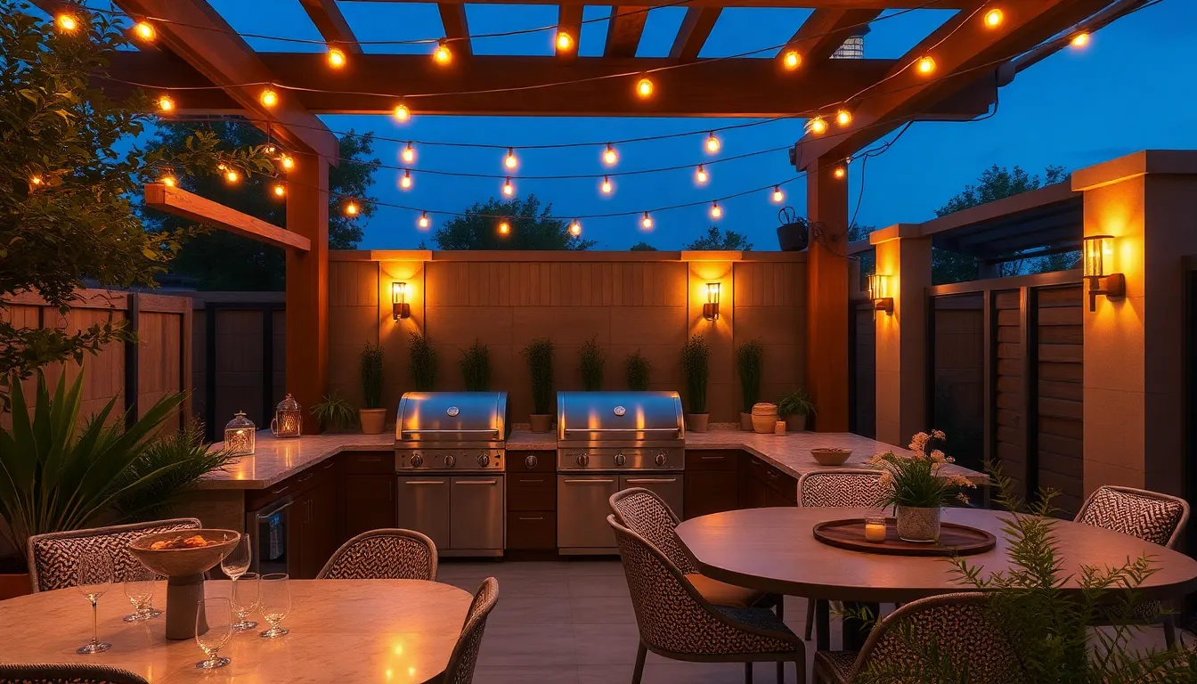 outdoor kitchen bar ideas