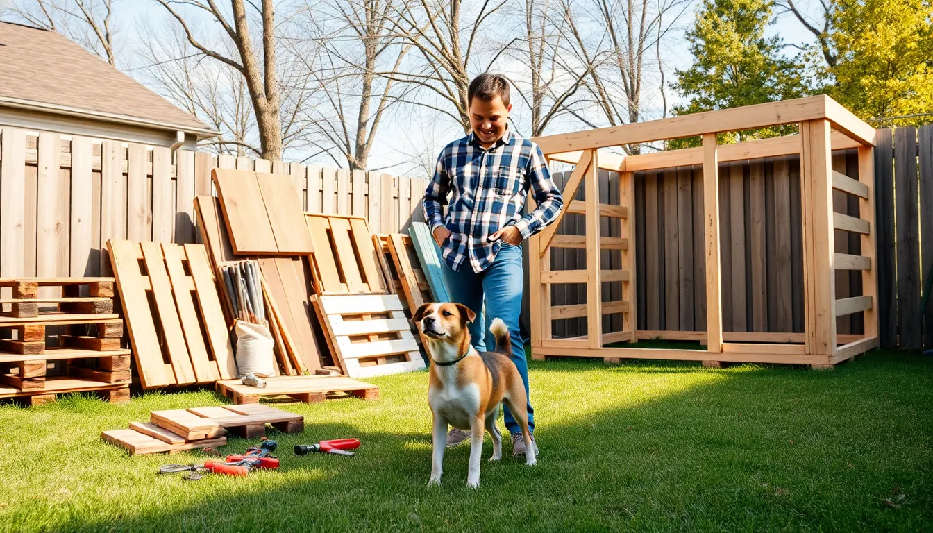 15 DIY Outdoor Dog Kennel Ideas That Cost Under $200 (Free Plans Included) 18 15 DIY Outdoor Dog Kennel Ideas That Cost Under $200 (Free Plans Included) 17