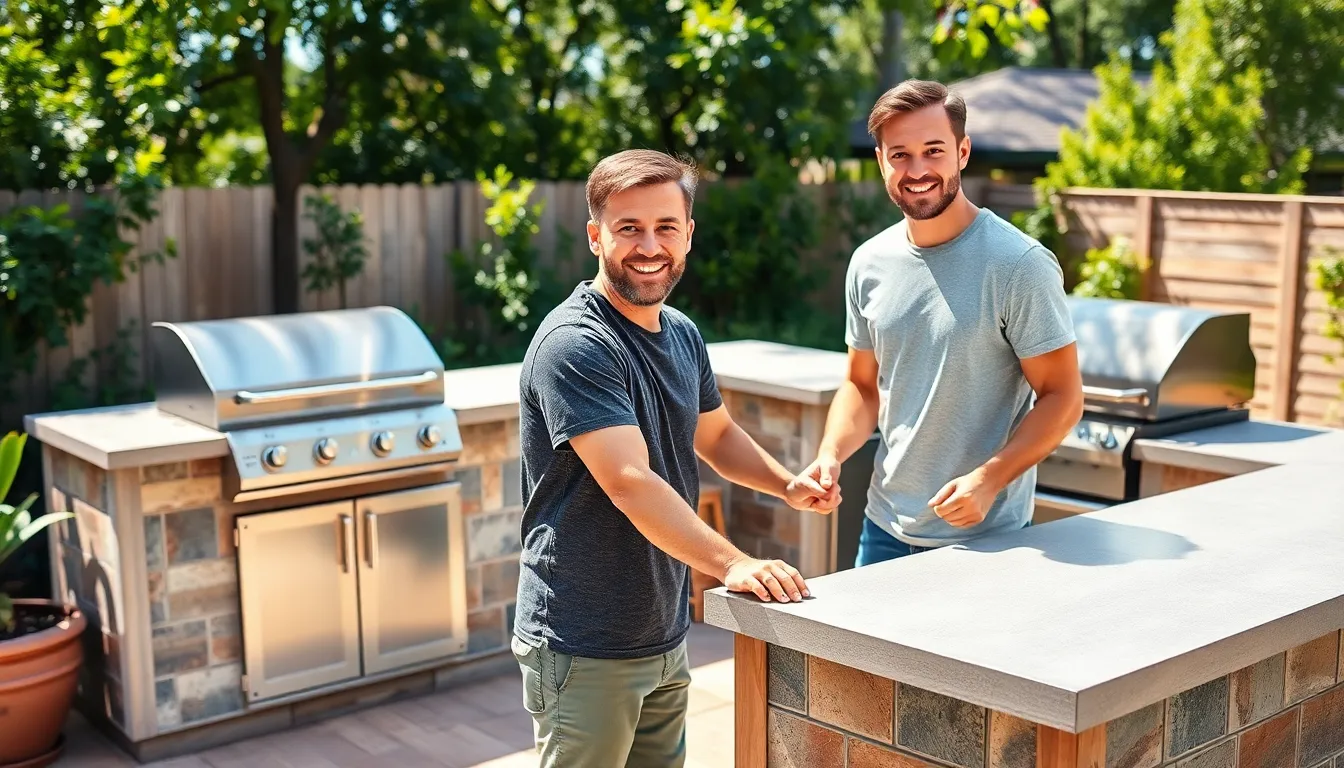 25 Stunning L Shape Outdoor Kitchen Ideas That Transform Your Backyard (2025) 18 25 Stunning L Shape Outdoor Kitchen Ideas That Transform Your Backyard (2025) 17