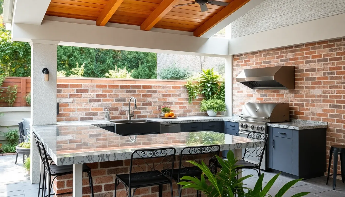 25 Stunning Outdoor Kitchen Backsplash Ideas That Transform Your Backyard Space 18 25 Stunning Outdoor Kitchen Backsplash Ideas That Transform Your Backyard Space 17