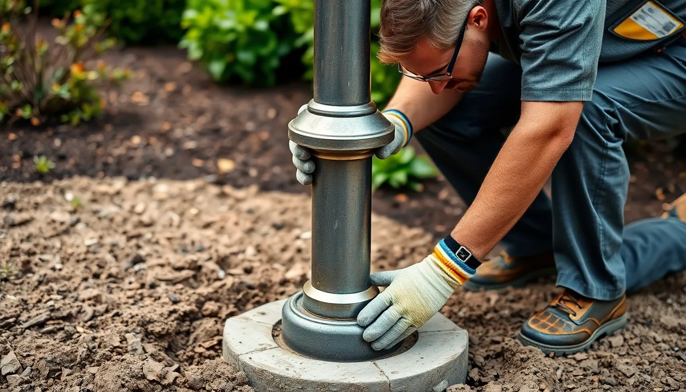 25 Stunning Outdoor Lamp Post Ideas to Transform Your Home's Curb Appeal 36 25 Stunning Outdoor Lamp Post Ideas to Transform Your Home's Curb Appeal 35