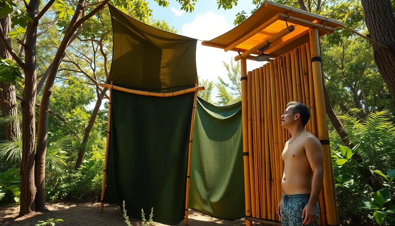 25 Brilliant Outdoor Toilet and Shower Ideas for Your Backyard or Camping Setup 18 25 Brilliant Outdoor Toilet and Shower Ideas for Your Backyard or Camping Setup 17