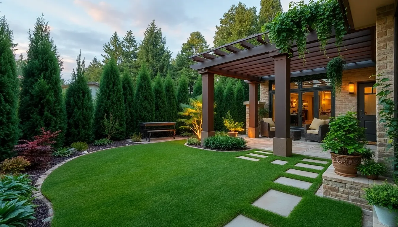 privacy ideas for backyard