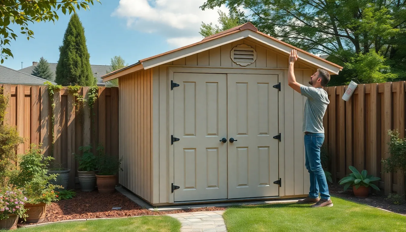 25 Creative Backyard Storage Shed Ideas to Transform Your Outdoor Space 17