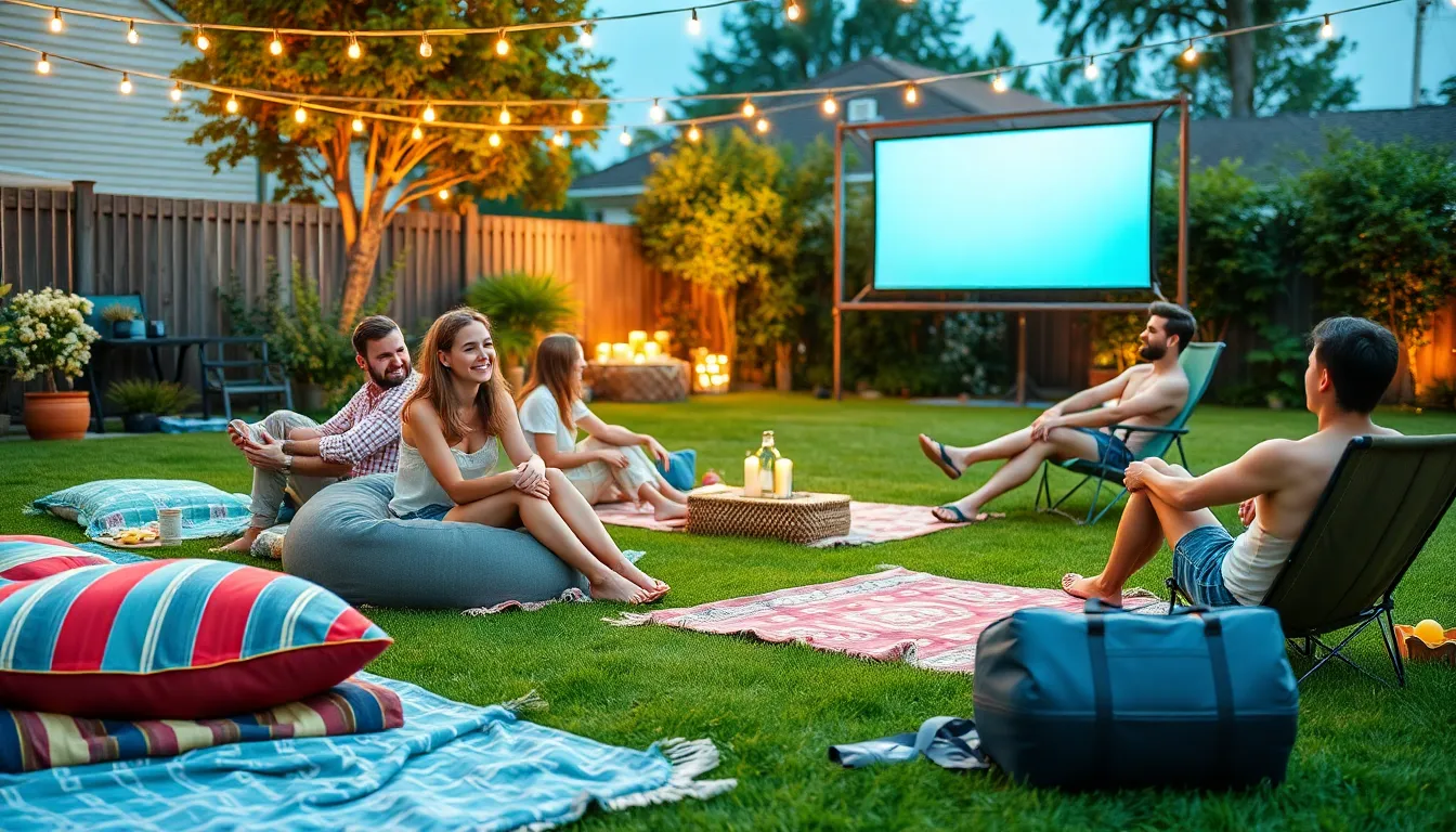 15 Epic Backyard Movie Night Ideas That'll Transform Your Yard Into a Cinema 2 15 Epic Backyard Movie Night Ideas That'll Transform Your Yard Into a Cinema 1