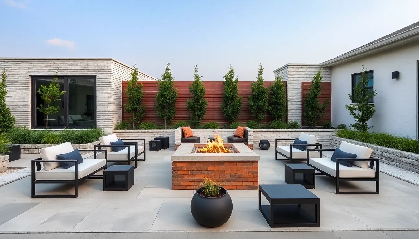 25 Creative Brick Fire Pit Ideas to Transform Your Backyard Into a Cozy Retreat 20 25 Creative Brick Fire Pit Ideas to Transform Your Backyard Into a Cozy Retreat 19