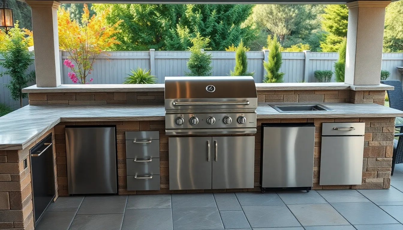 25 Built In BBQ Ideas: Transform Your Outdoor Barbeque Space Into a Backyard Oasis 2 25 Built In BBQ Ideas: Transform Your Outdoor Barbeque Space Into a Backyard Oasis 1