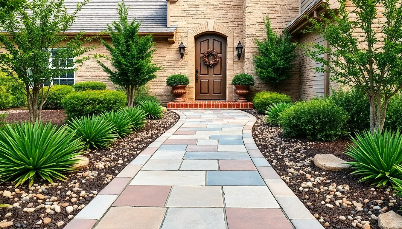 25 Stunning Front Yard Hardscape Ideas to Transform Your Home's Curb Appeal 2 25 Stunning Front Yard Hardscape Ideas to Transform Your Home's Curb Appeal 1
