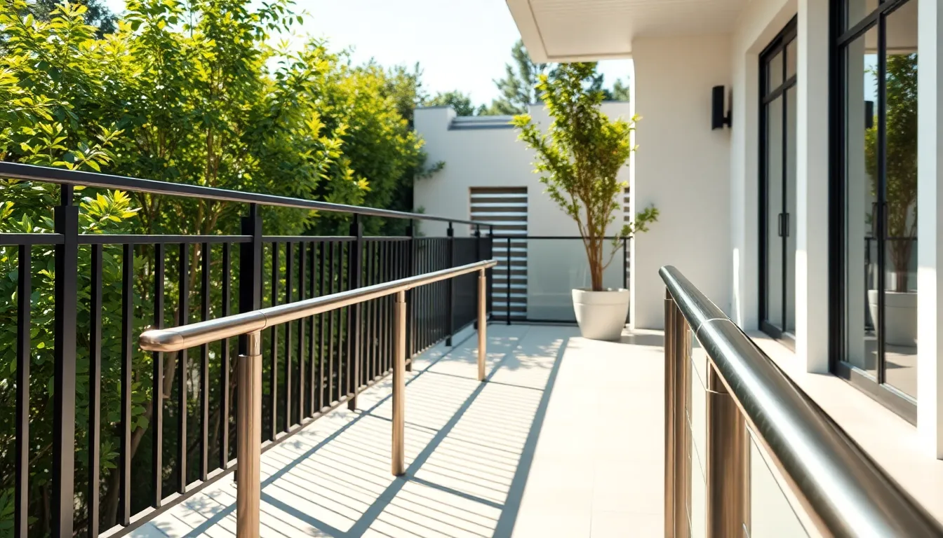 25 Stunning Outdoor Hand Rail Ideas That Transform Your Home's Curb Appeal 2 25 Stunning Outdoor Hand Rail Ideas That Transform Your Home's Curb Appeal 1