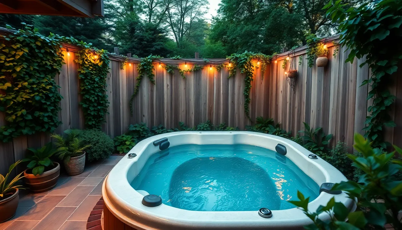 25 Hot Tub Ideas for Backyard Privacy That Create the Perfect Outdoor Sanctuary 2 25 Hot Tub Ideas for Backyard Privacy That Create the Perfect Outdoor Sanctuary 1