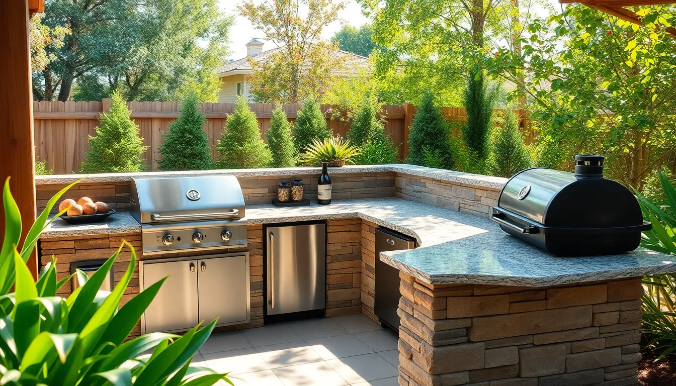 25 Stunning L Shape Outdoor Kitchen Ideas That Transform Your Backyard (2025) 2 25 Stunning L Shape Outdoor Kitchen Ideas That Transform Your Backyard (2025) 1