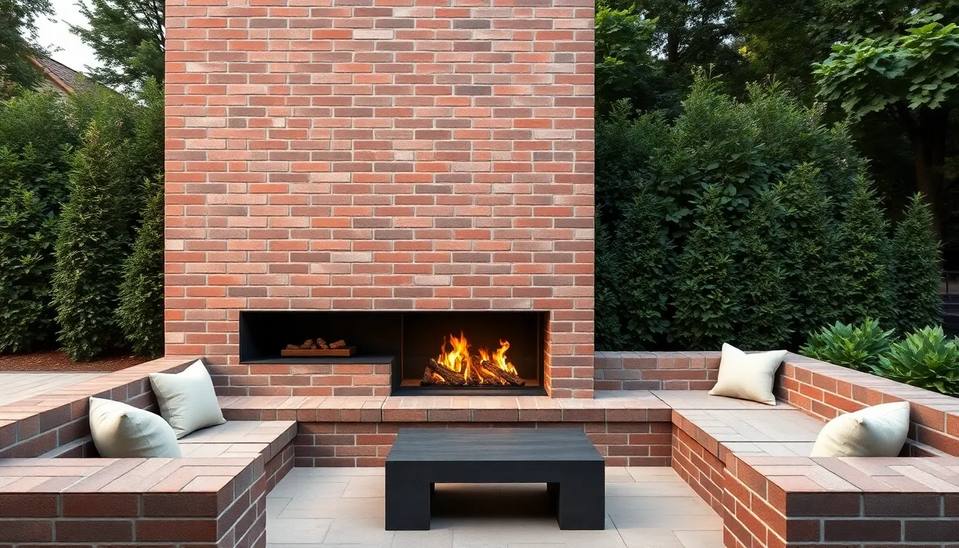 25 Stunning Outdoor Brick Fireplace Ideas That'll Transform Your Backyard Into Paradise 2 25 Stunning Outdoor Brick Fireplace Ideas That'll Transform Your Backyard Into Paradise 1