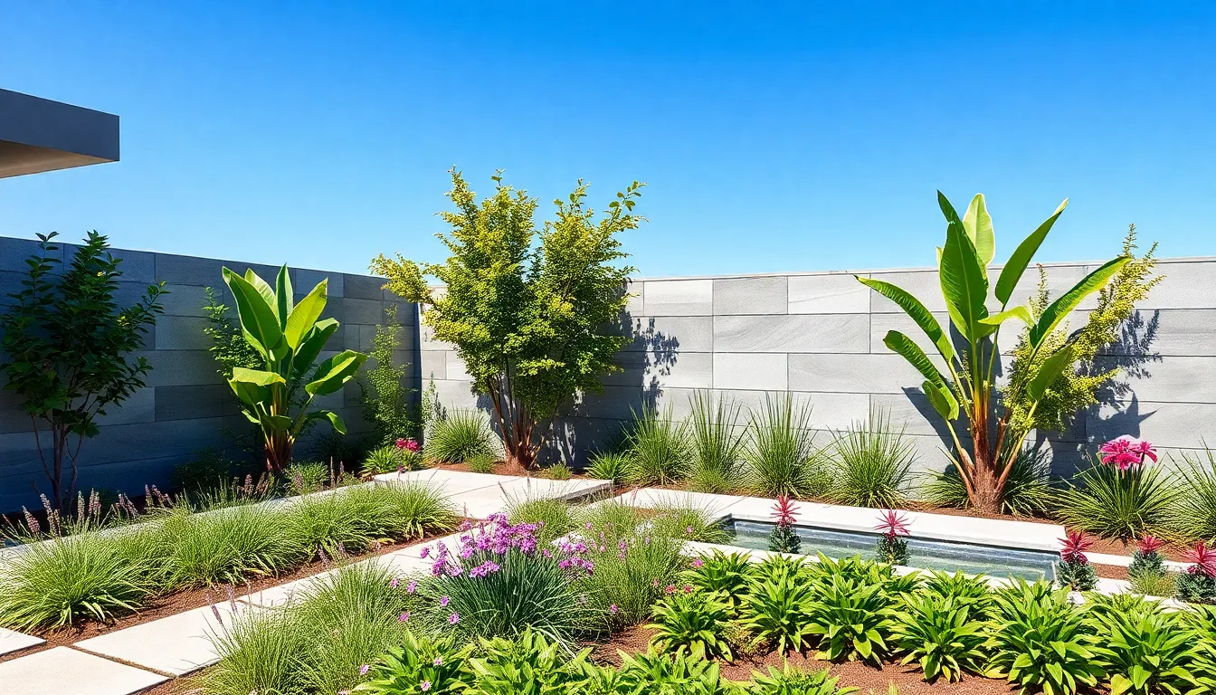 outdoor garden wall ideas