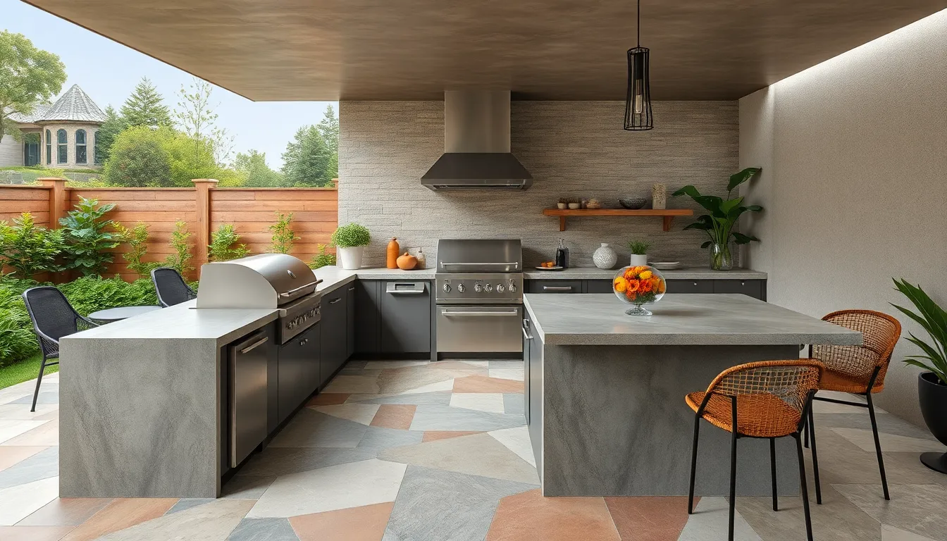 15 Stunning Outdoor Kitchen Countertop Ideas That Weather Any Storm 2 15 Stunning Outdoor Kitchen Countertop Ideas That Weather Any Storm 1