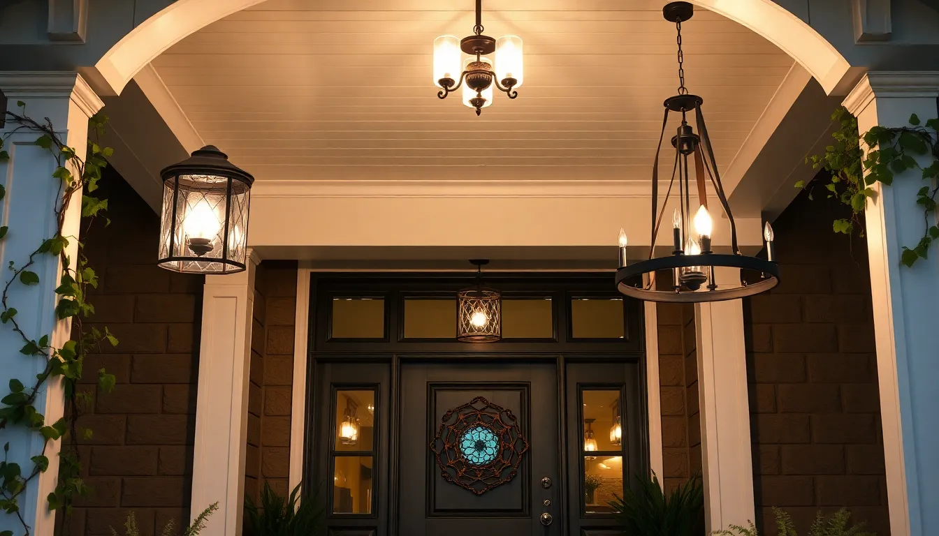 25 Stunning Outdoor Lighting Ideas for Your House Entrance That Boost Curb Appeal 1