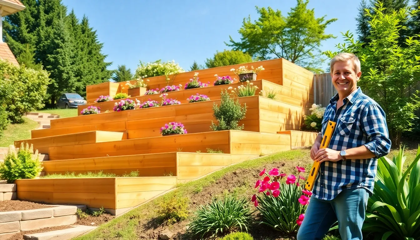 25 Sloped Backyard Ideas on a Budget That Transform Your Hillside Into Paradise 2 25 Sloped Backyard Ideas on a Budget That Transform Your Hillside Into Paradise 1