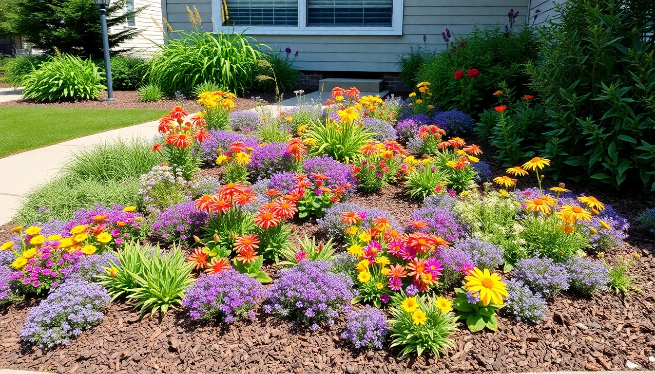 23 Small Front Yard Landscaping Ideas That Require Zero Maintenance (Low-Water + Budget-Friendly) 2 23 Small Front Yard Landscaping Ideas That Require Zero Maintenance (Low-Water + Budget-Friendly) 1