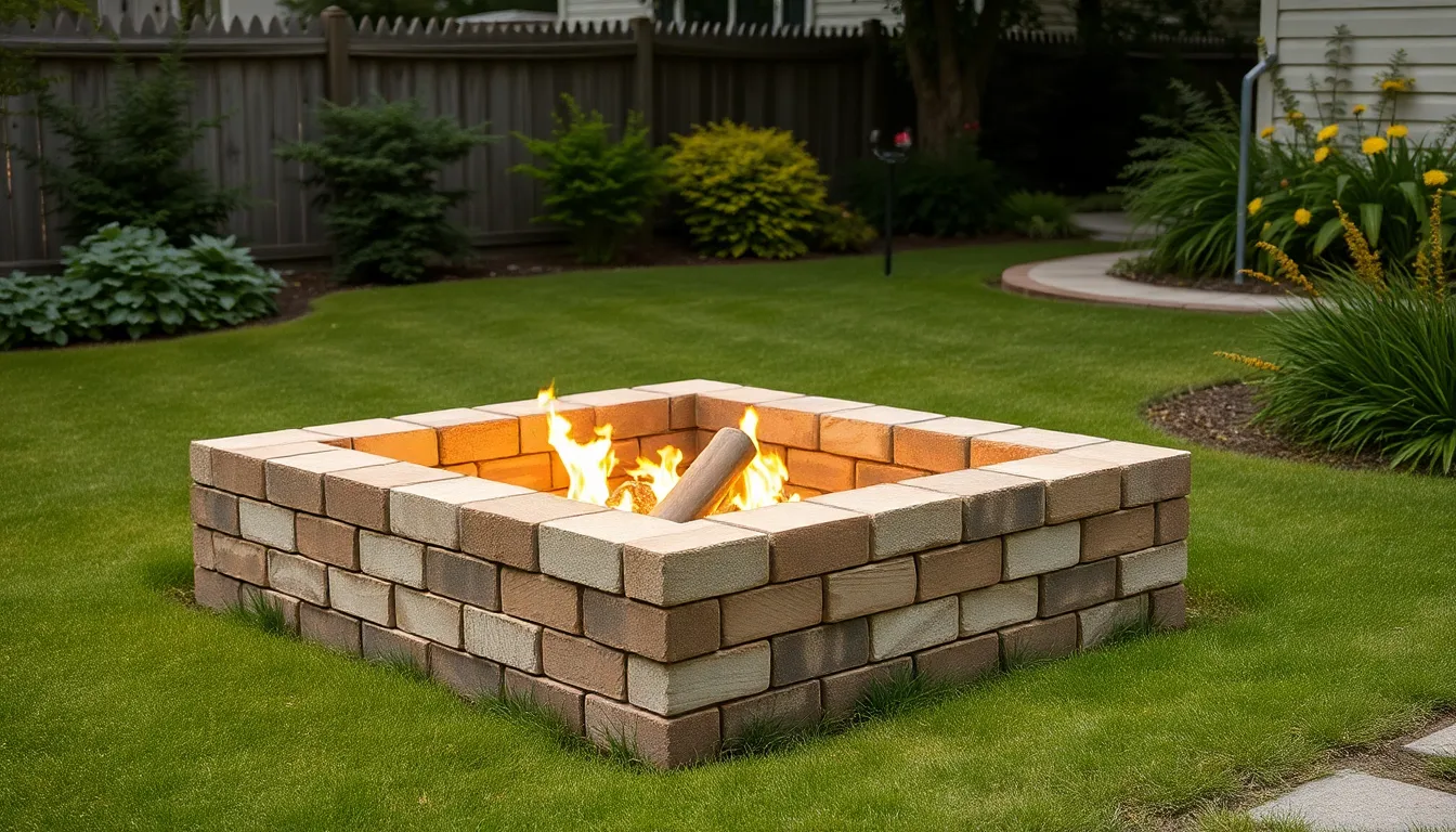25 Stunning Square Fire Pit Ideas to Transform Your Backyard Space 2 25 Stunning Square Fire Pit Ideas to Transform Your Backyard Space 1