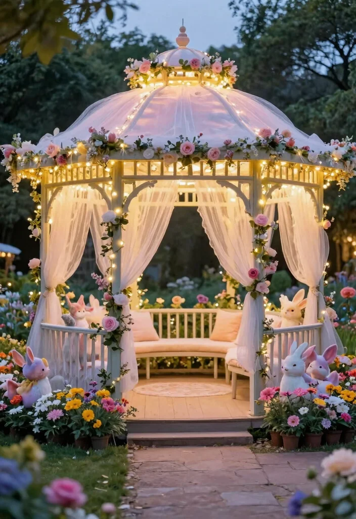 10 Animal Crossing Gazebo Ideas for Cute Garden Inspiration 34 10 Animal Crossing Gazebo Ideas for Cute Garden Inspiration 4. Fairy Tale Gazebo 0