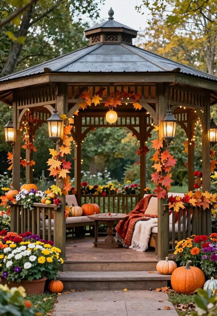 10 Backyard Gazebo Ideas for Relaxed Outdoor Living 10. Seasonal Decor Ideas 0
