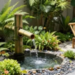 10 Bamboo Fountain Ideas for Zen Style Gardens