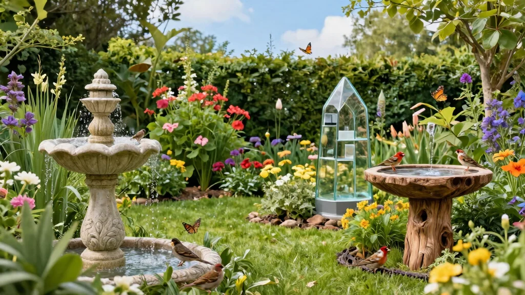 10 Bird Bath Fountain Ideas to Attract Wildlife