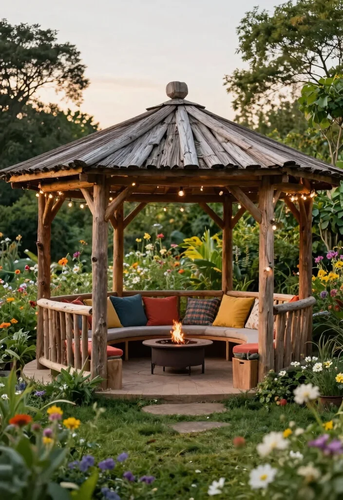 10 Corner Garden Gazebo Ideas to Use Space Smartly 1 10 Corner Garden Gazebo Ideas to Use Space Smartly 1. Rustic Wooden Corner Gazebo 0