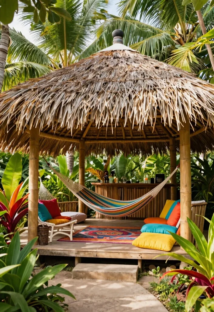 10 Corner Garden Gazebo Ideas to Use Space Smartly 78 10 Corner Garden Gazebo Ideas to Use Space Smartly 8. Tropical Oasis Gazebo 0