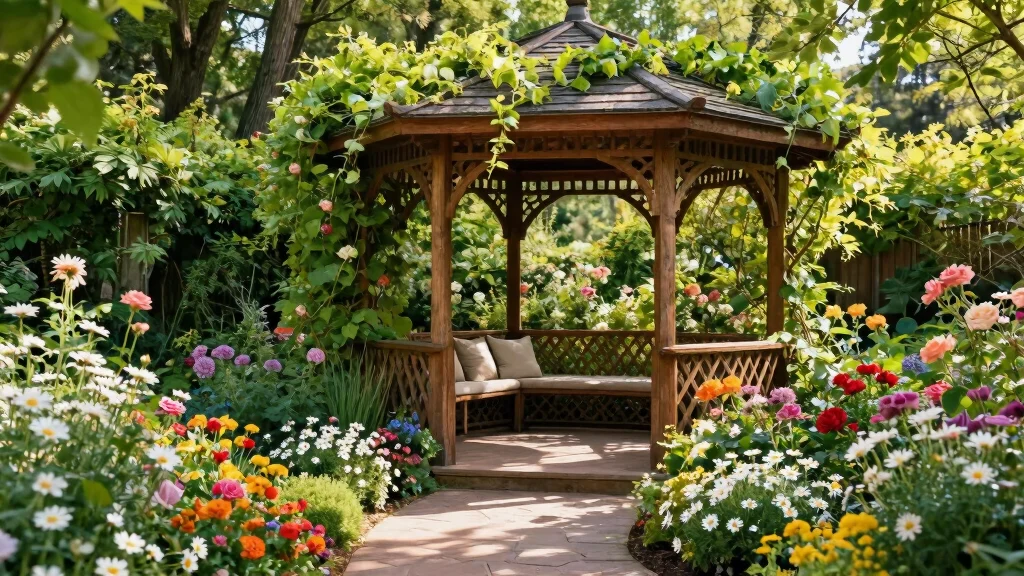 10 Corner Garden Gazebo Ideas to Use Space Smartly