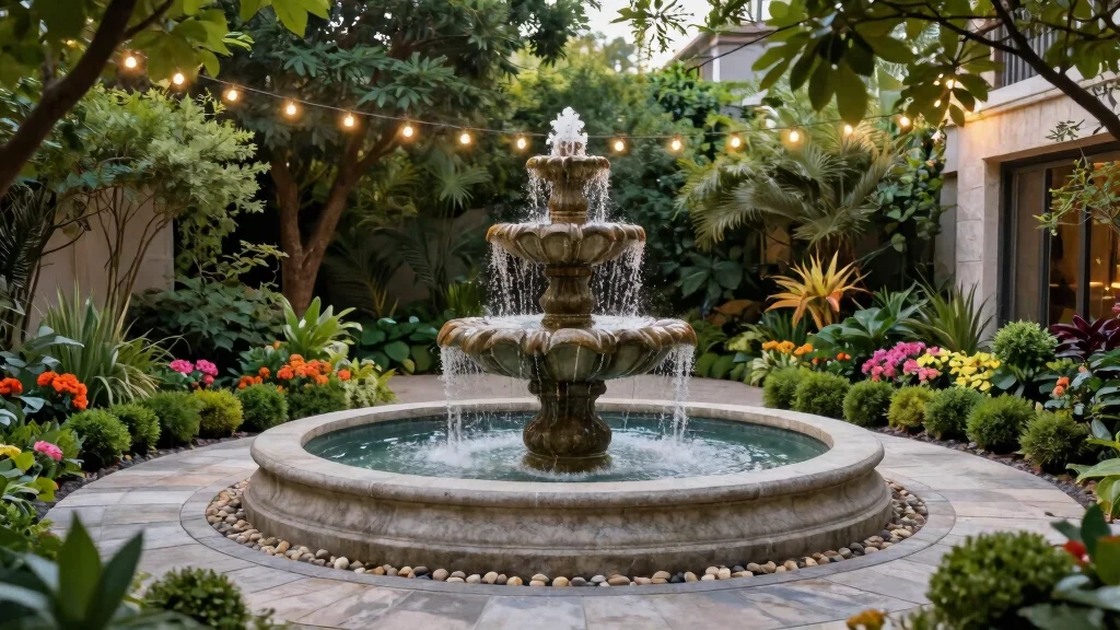 10 Courtyard Fountain Ideas for Elegant Outdoor Spaces